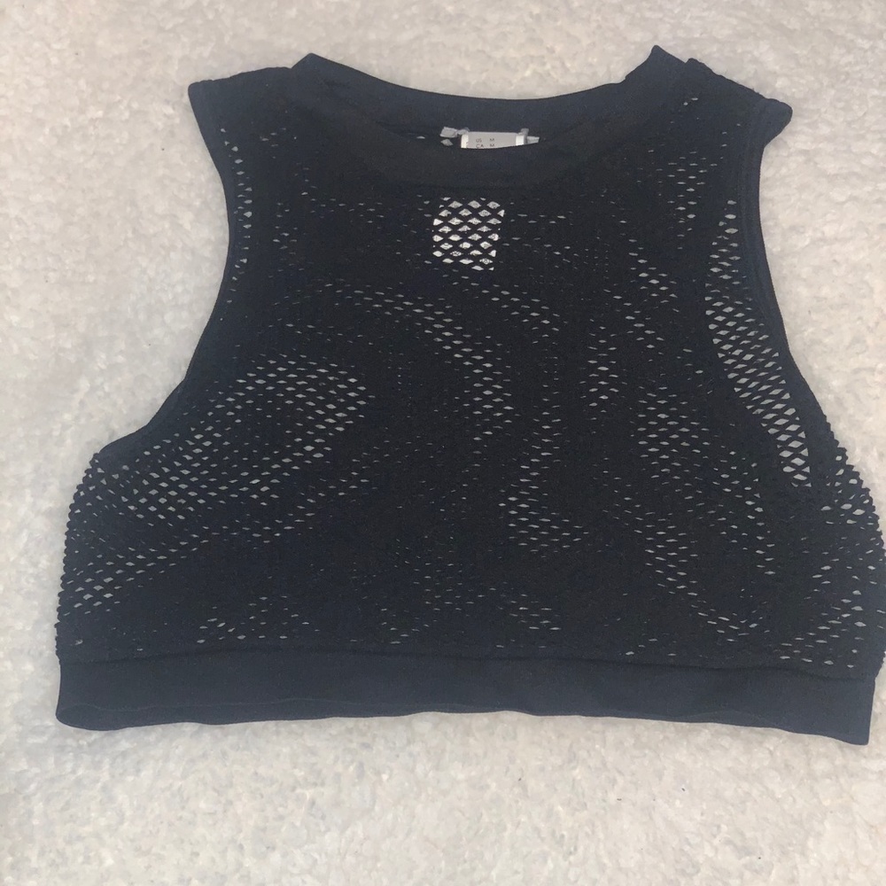 Mesh Crop Top